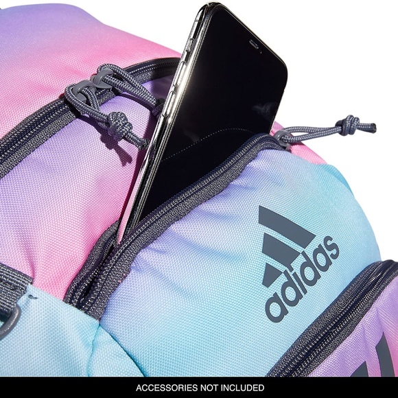 adidas Back to School BTS Creator Backpack, Gradient Rose Tone Pink/Onix Grey, - Picture 5 of 8